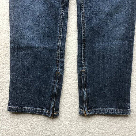 GLORIA VANBERBILT BLUE SKINNY JEANS SIZE 6 - Picture 4 of 8